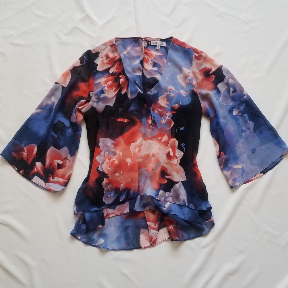 J-Lo Floral Blouse